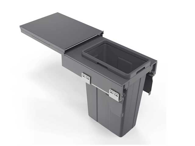 Cestos extraible para mobiliario. 1 x 35 L