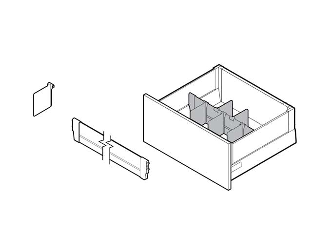 Divisor para lateral de vidrio