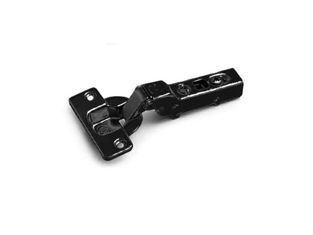 Bisagra niquelada Negra Ø35. Clip Soft closing