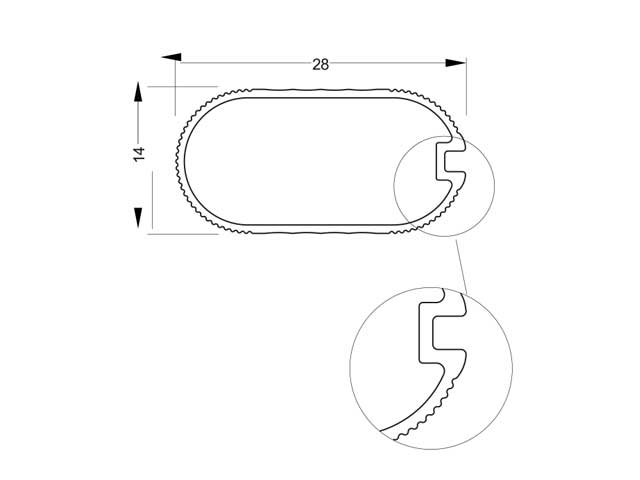 Perfil oval