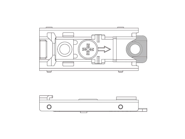 Placas de montaje Base longitudinal