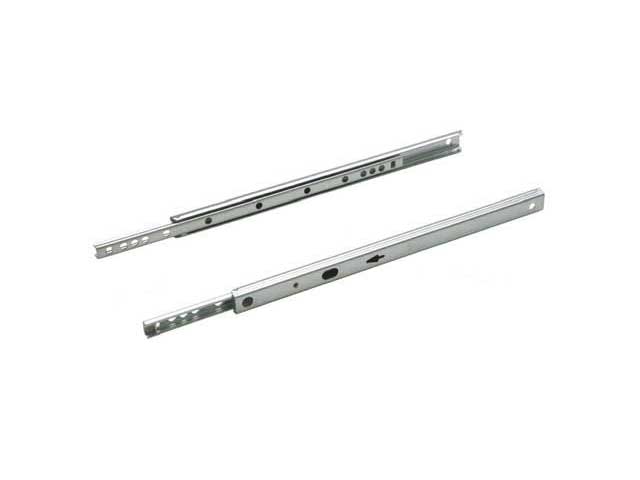 Guía a bolillas tipo colisa. Altura 17 mm. Capacidad de carga 10 kg.